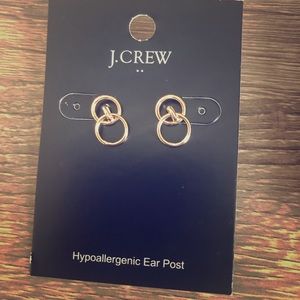J. crew gold colored mini hoop earrings